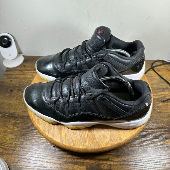 Nike‎ Jordan 11 Retro Low 72-10 Black Mens Size 13 Shoes Sneakers AV2187-001 main image 9